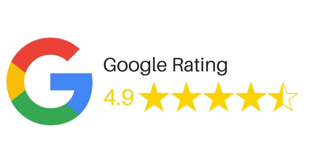 4.9 Star Google Rating from Customers